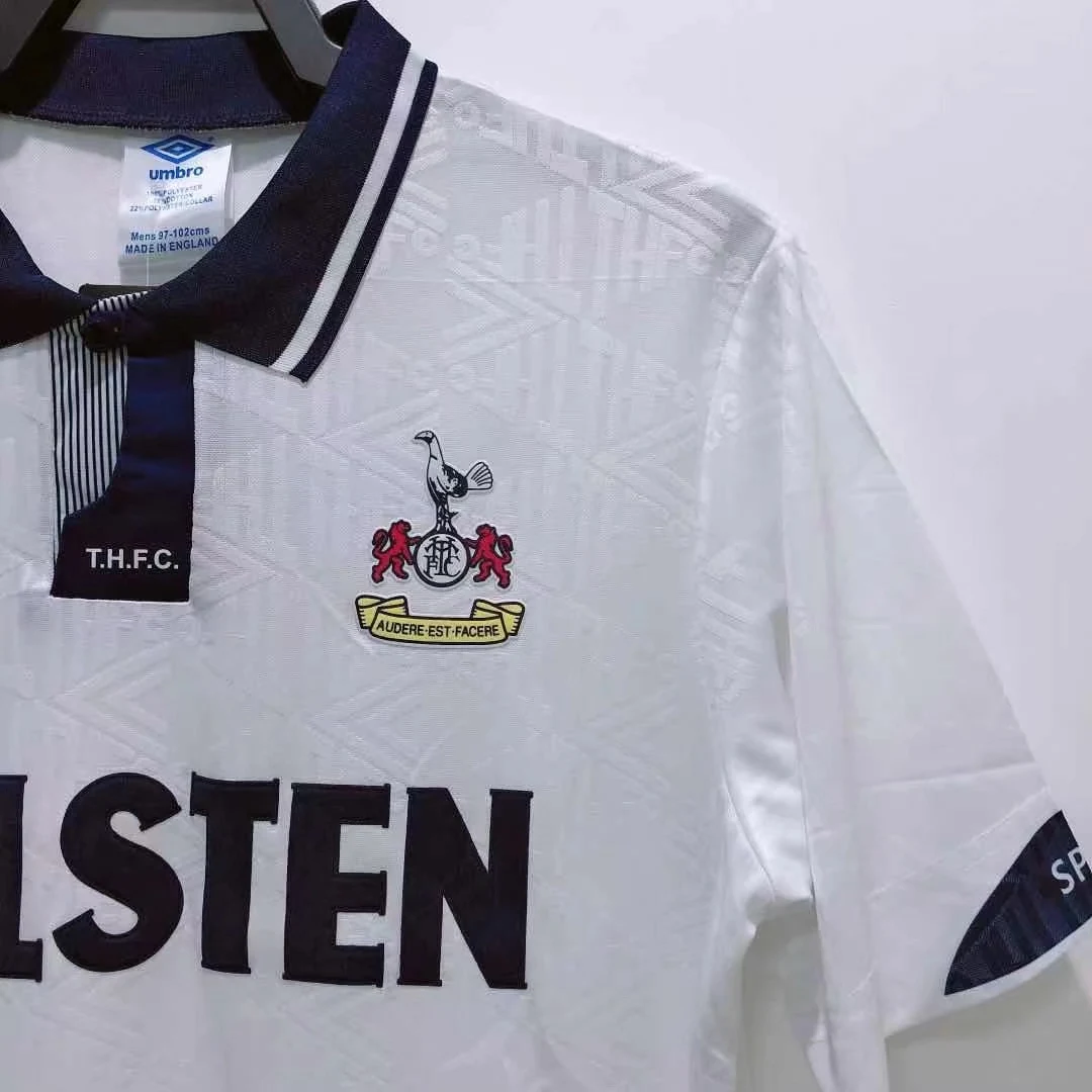 1991-93 Tottenham Hotspur Home Retro Kit view 9