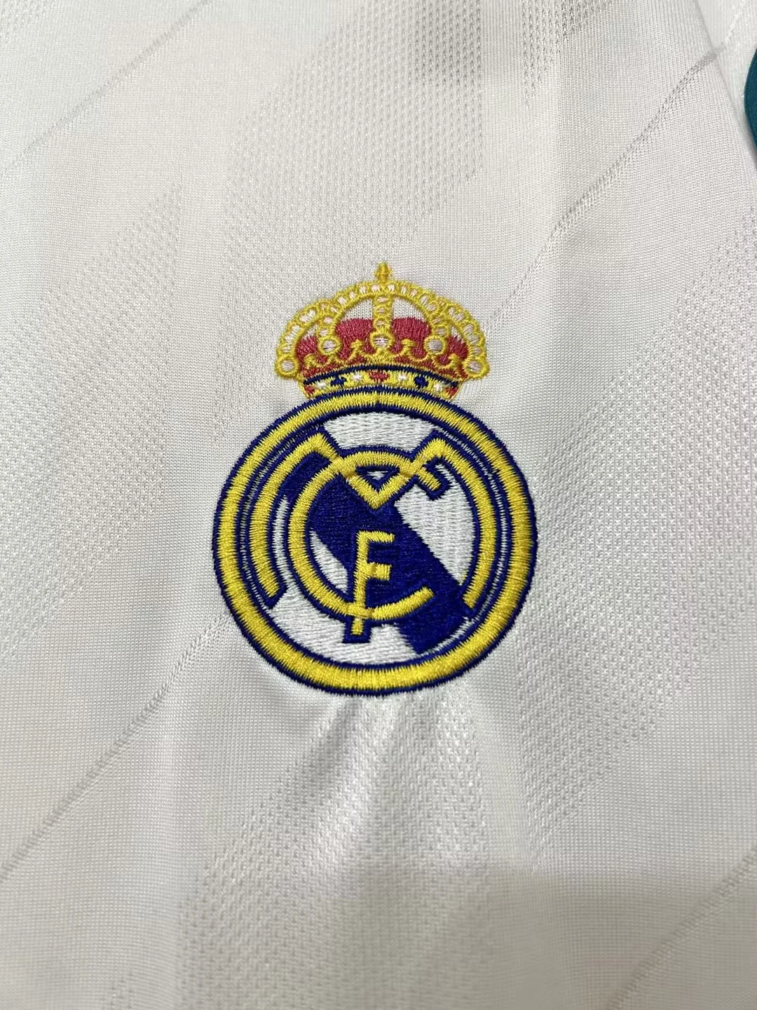 2017-18 Real Madrid Home Long Sleeve Retro Jersey view 6