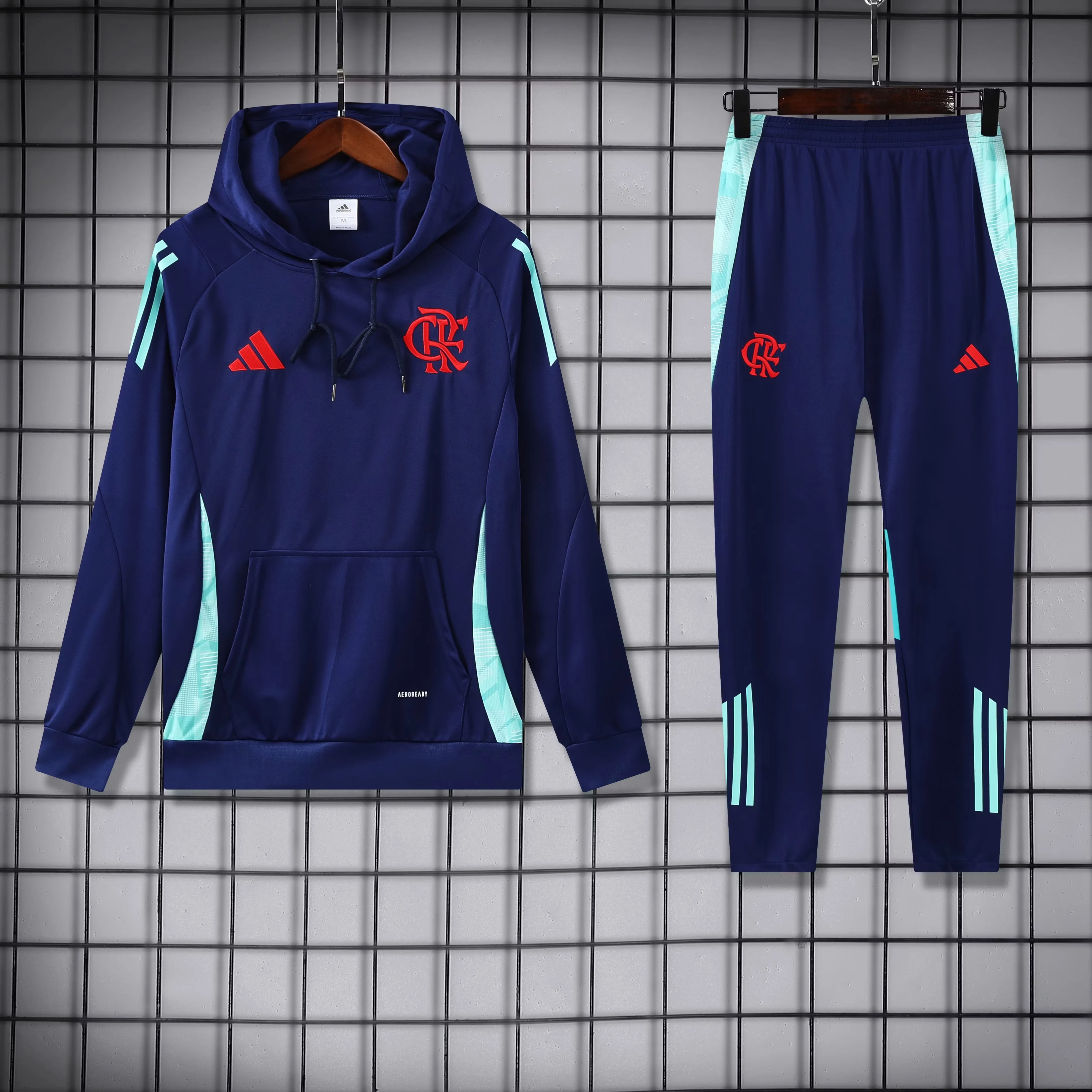 2025-26 Flamengo Hooded Long-Sleeve Training Jersey