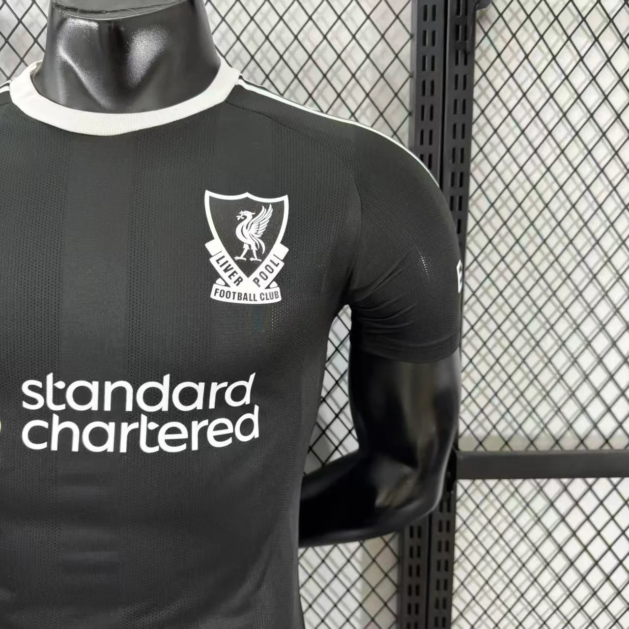 2025-26 Liverpool Black Goalkeeper Jersey - Player Version view 8