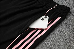 2025-26 Real Madrid black and pink short-sleeved training jersey view 4
