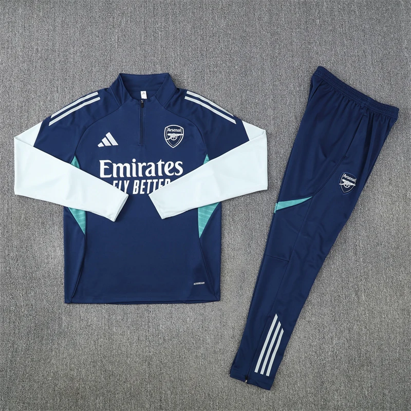 2025-26 Arsenal Royal Blue Half-Zip Training Jersey view 17