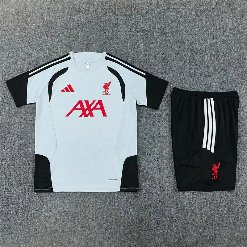 2026-27 Liverpool Light Grey Short-Sleeve Training Jersey view 18