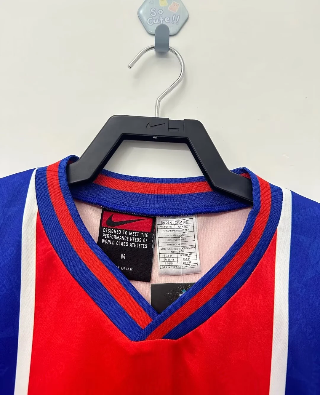 1995-96 Paris Saint-Germain Home Retro Jersey view 6