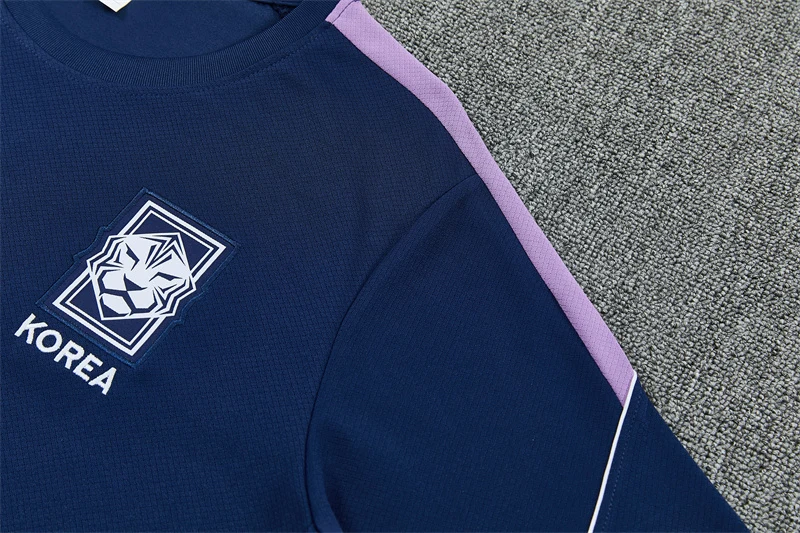 2026-27 South Korea Royal Blue Short-Sleeve Training Jersey view 6