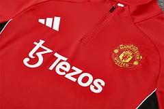 2025-26 Manchester United Red Half-Pull Training Jersey view 11
