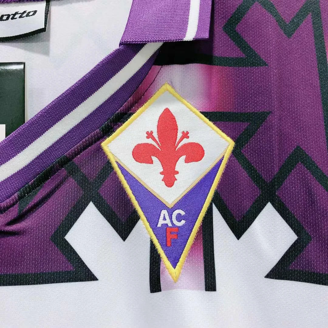 1992-93 Fiorentina Away Retro Jersey view 6