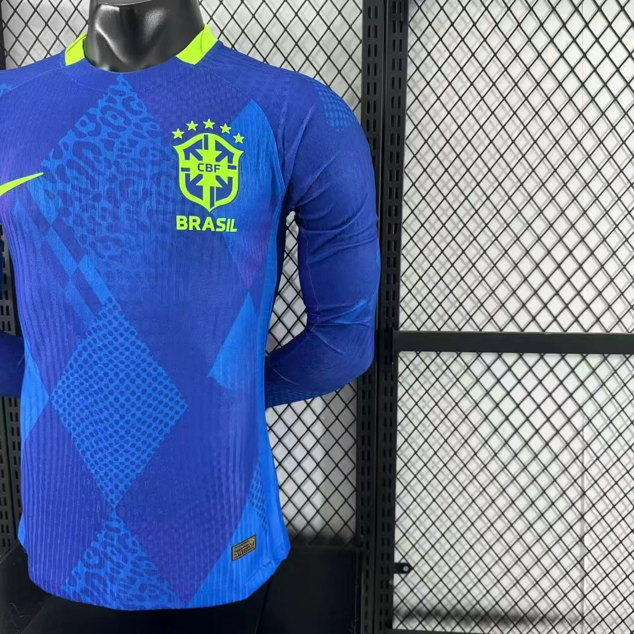 2025-26 Brazil Away Long-Sleeve Jersey – Player Version view 8