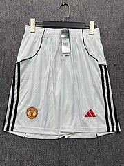 2025-26 Manchester United Home Shorts view 2