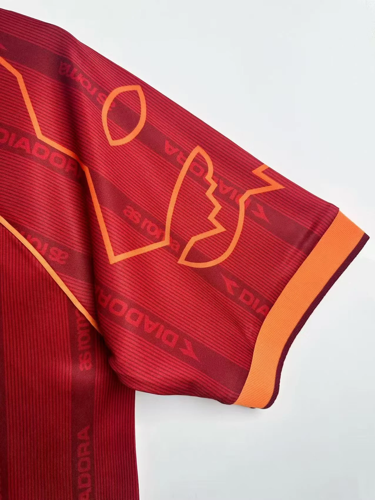 1999-00 Roma Home Retro Jersey view 8