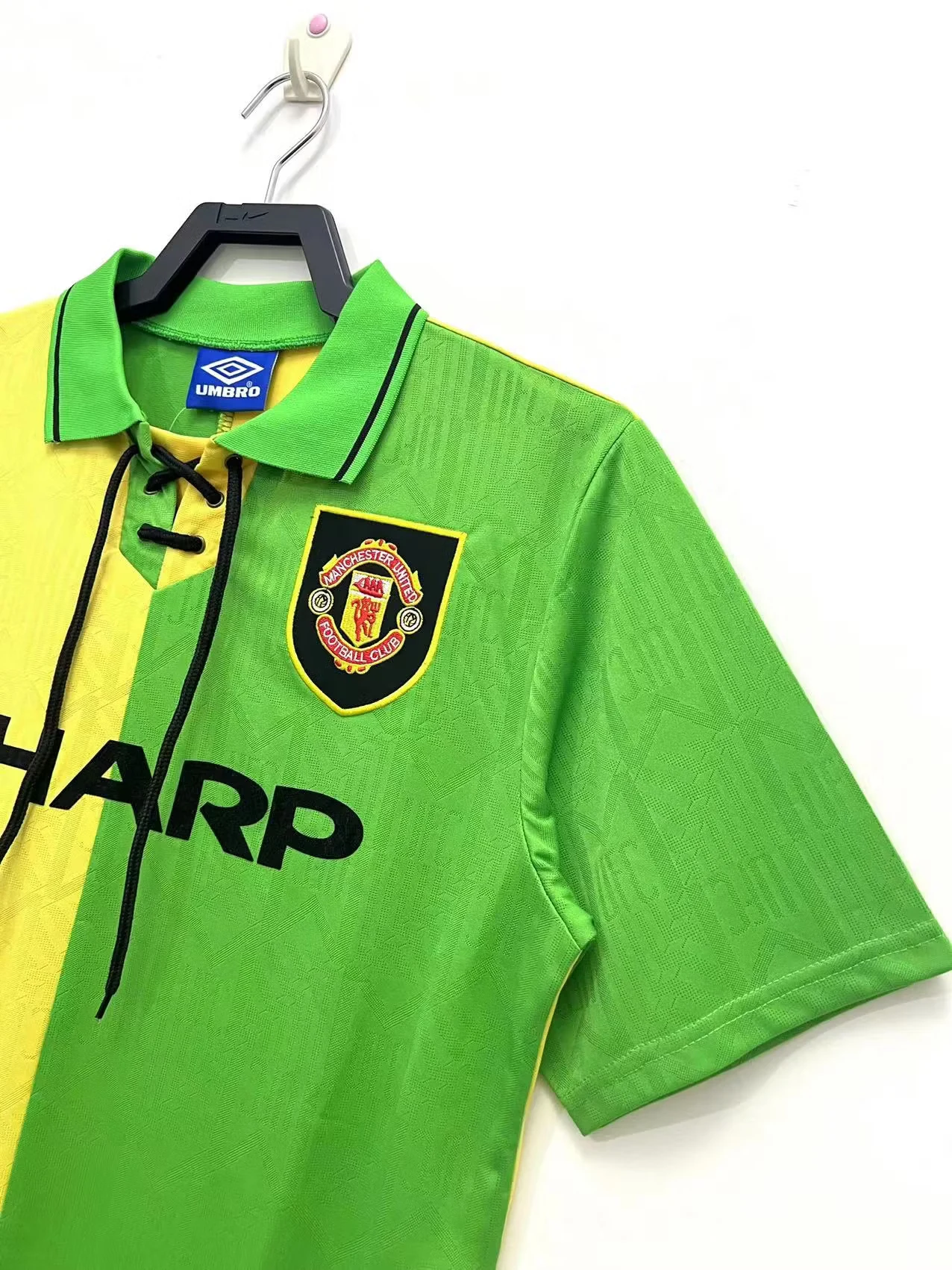 1992-94 Manchester United away retro jersey view 7