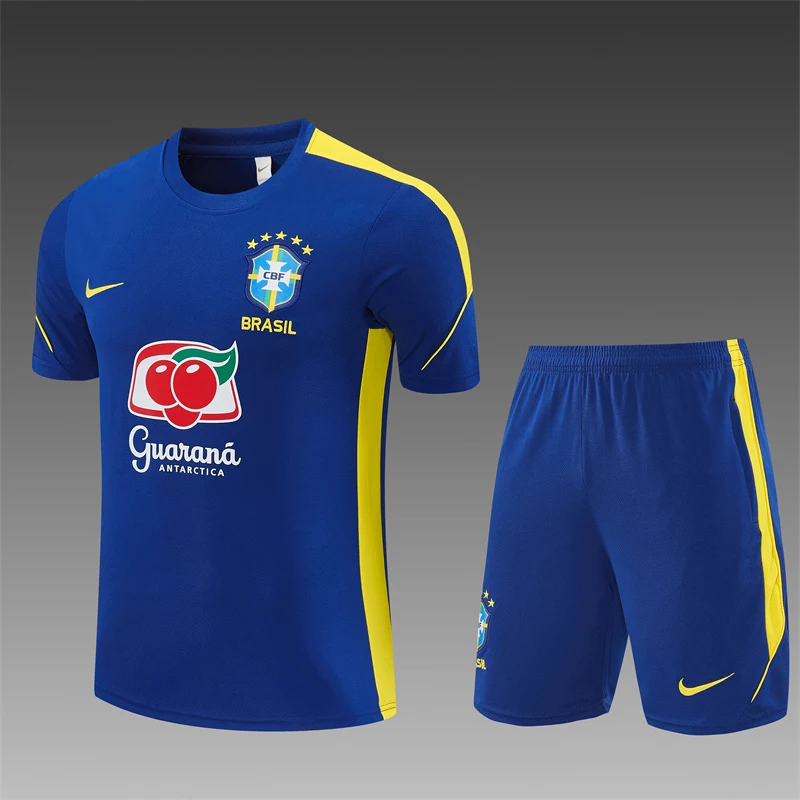 2026-27 Brazil Royal Blue Short-Sleeve Training Jersey