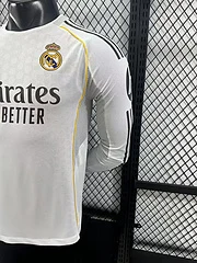 2025-26 Real Madrid Main Long Sleeve Jersey - Players view 7
