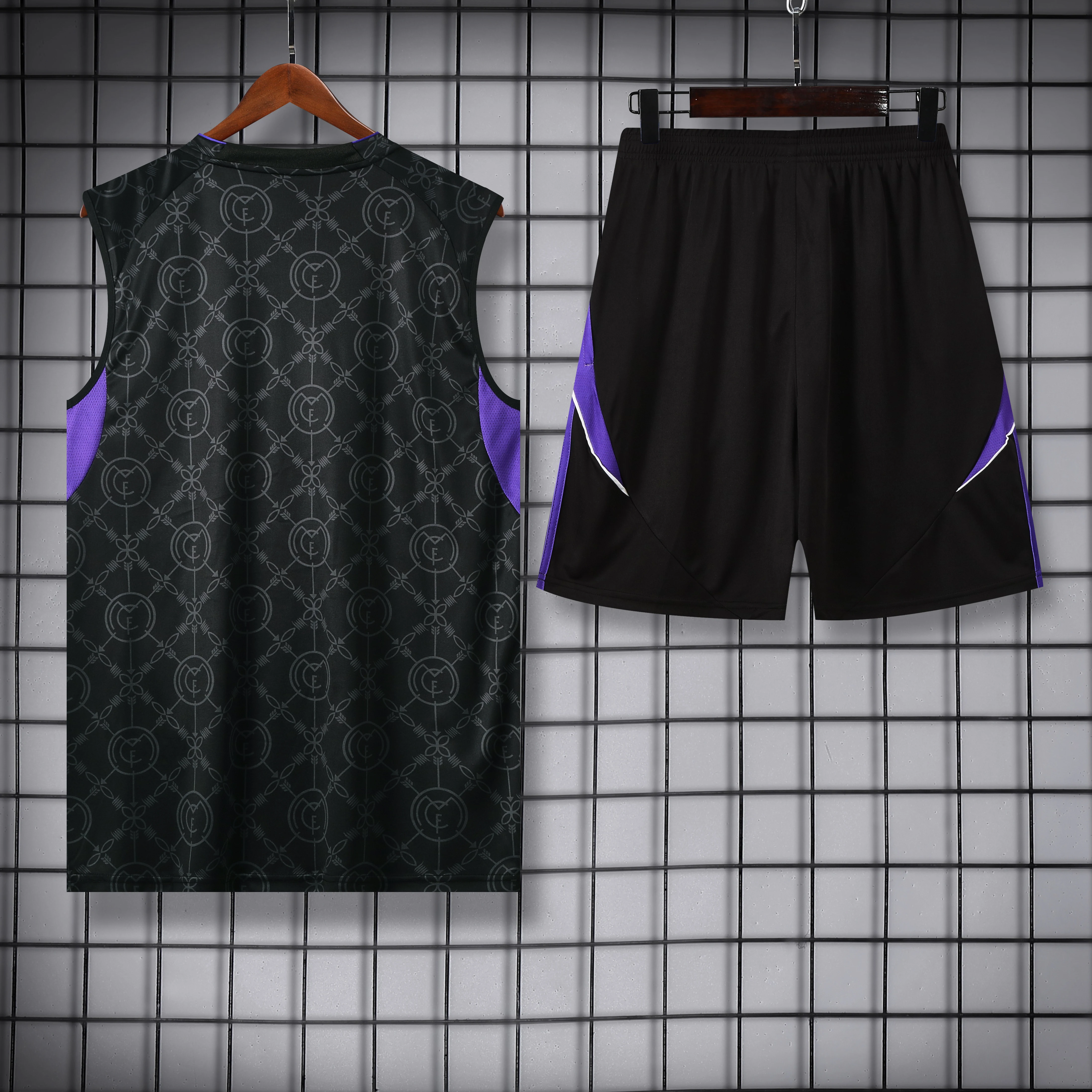 2025-26 Real Madrid Training Vest Jersey view 2