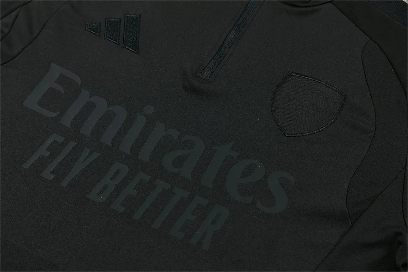 2026-27 Arsenal Black Half-Zip Training Jersey view 9