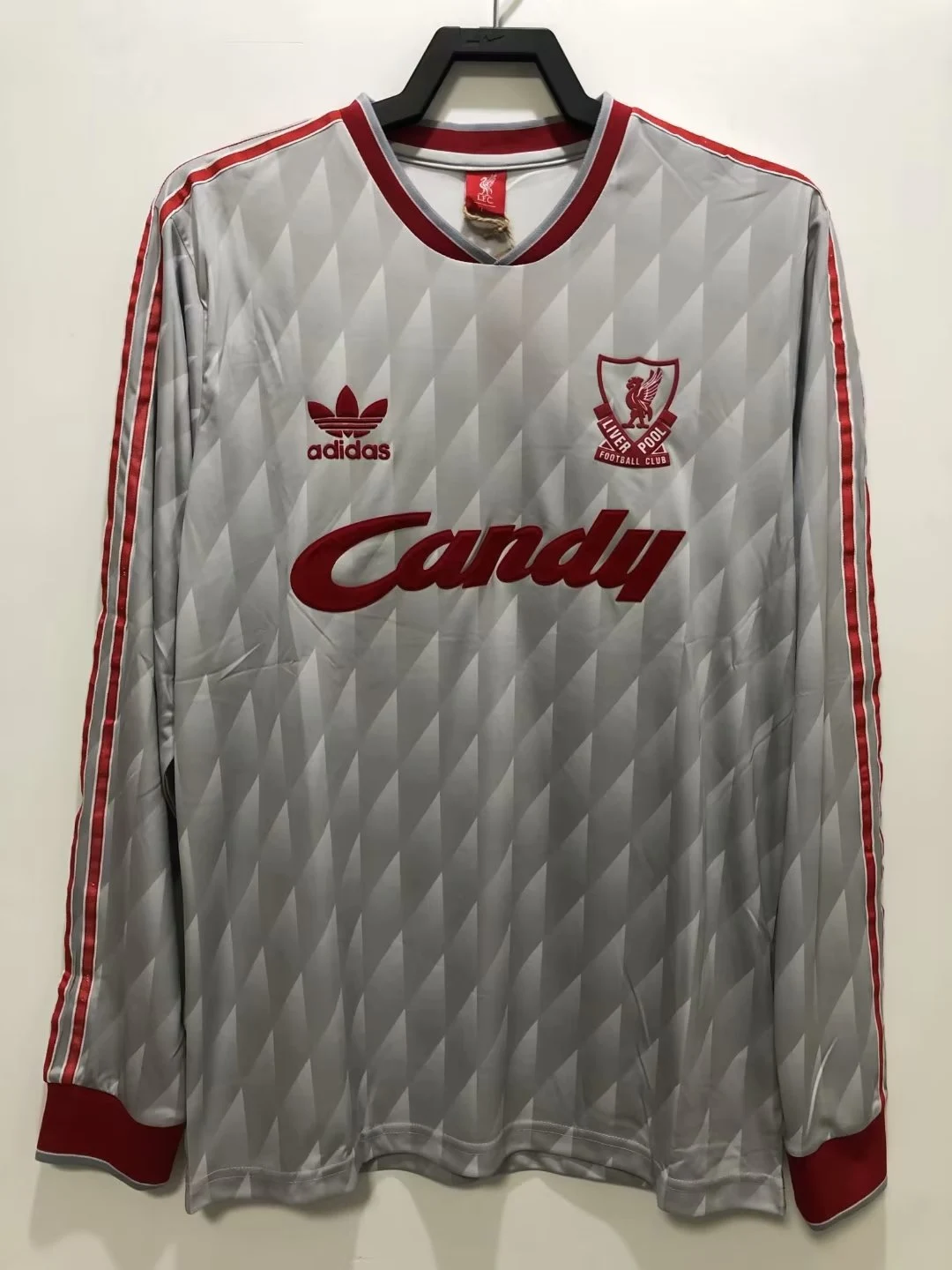 1989-91 Liverpool Away Long Sleeve Retro Jersey