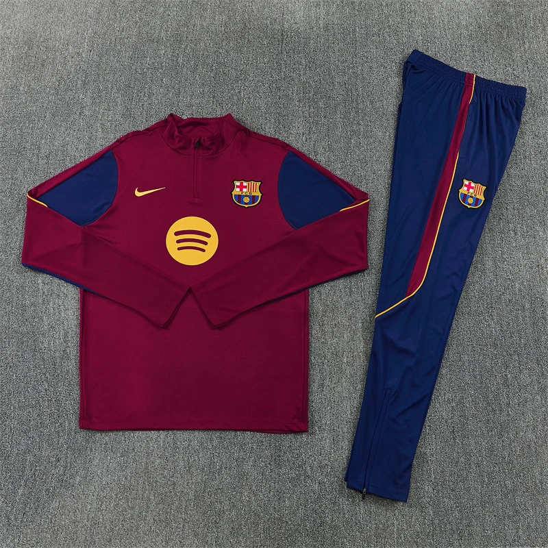 2026-27 Barcelona Red Half-Zip Training Jersey view 13