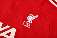 2025-26 Liverpool Red Half-Drawn Training Jersey view 13