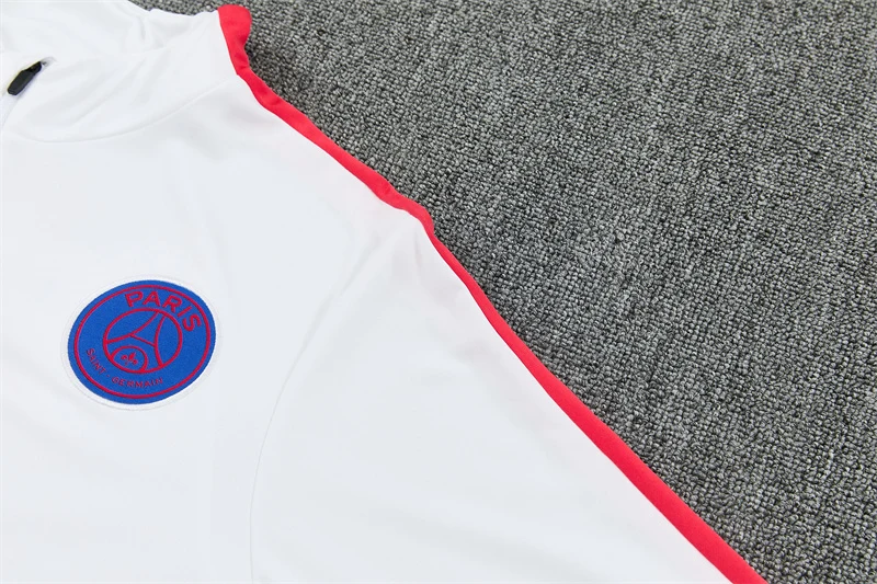 2026-27 Paris White Half-Zip Training Jersey view 10