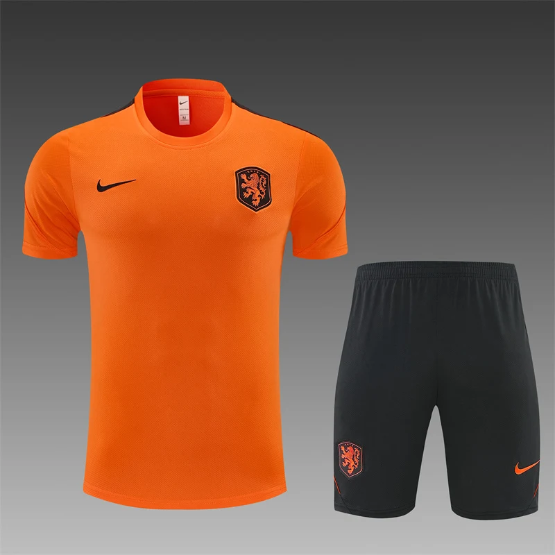 2026-27 Netherlands Royal Orange Short-Sleeve Training Jersey view 3