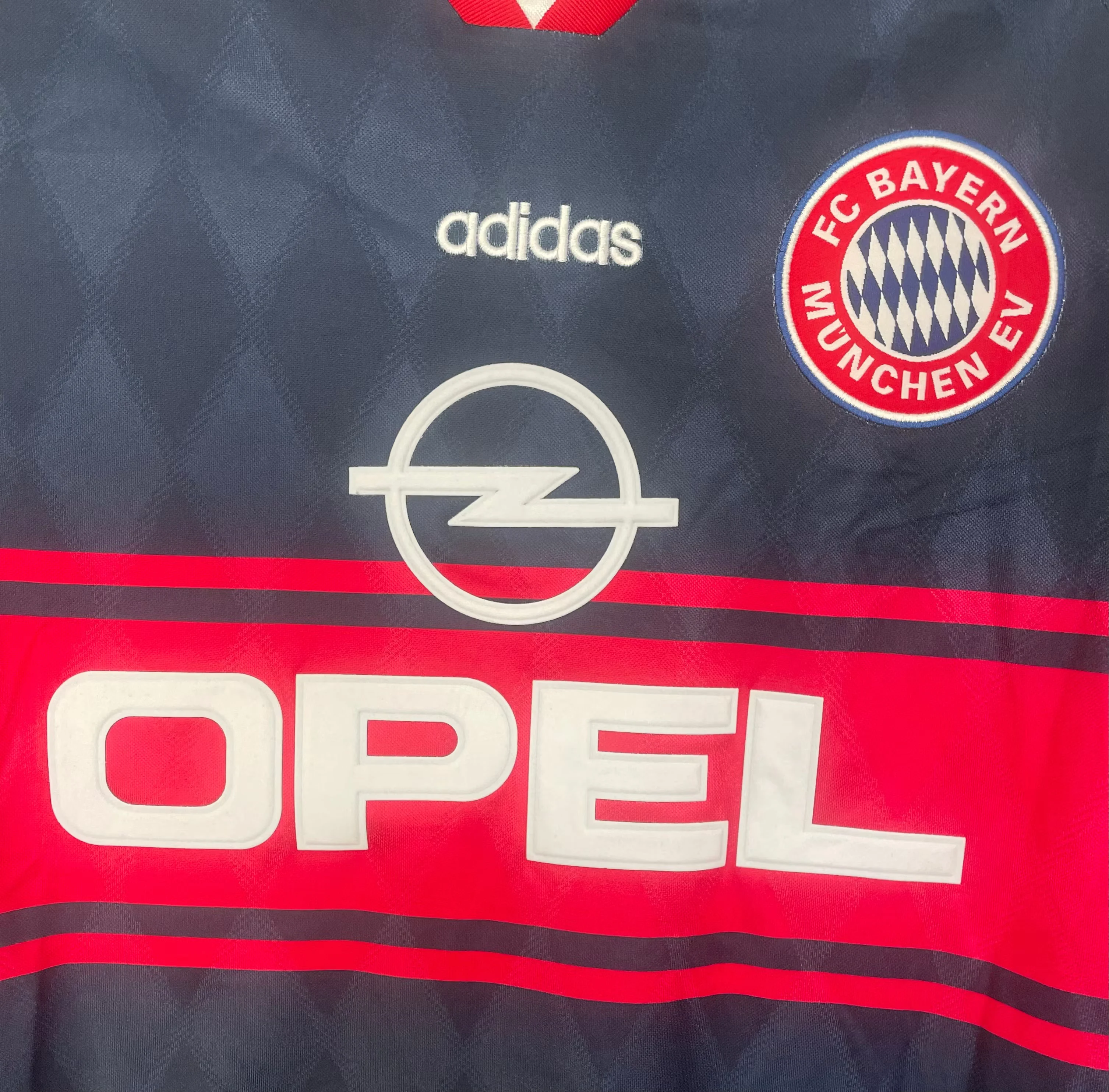 1997-99 Bayern Munich Home Long Sleeve Retro Jersey view 5
