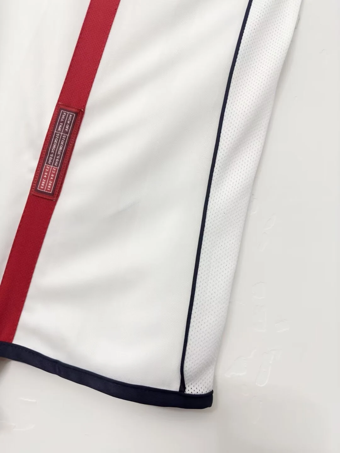 2002 England Home Retro Jersey view 8