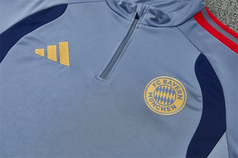 2026-27 Bayern Munich Dark Grey Half-Zip Training Jersey view 16