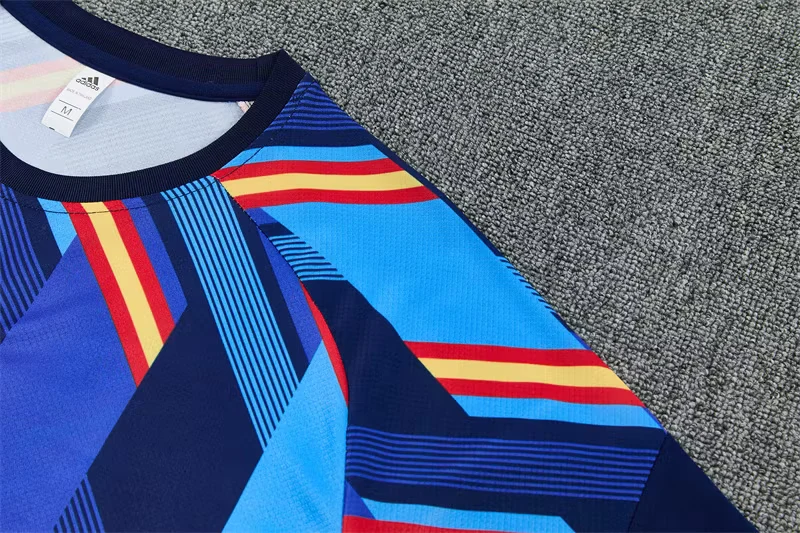 2026-27 Spain Royal Blue Short-Sleeve Training Jersey view 8