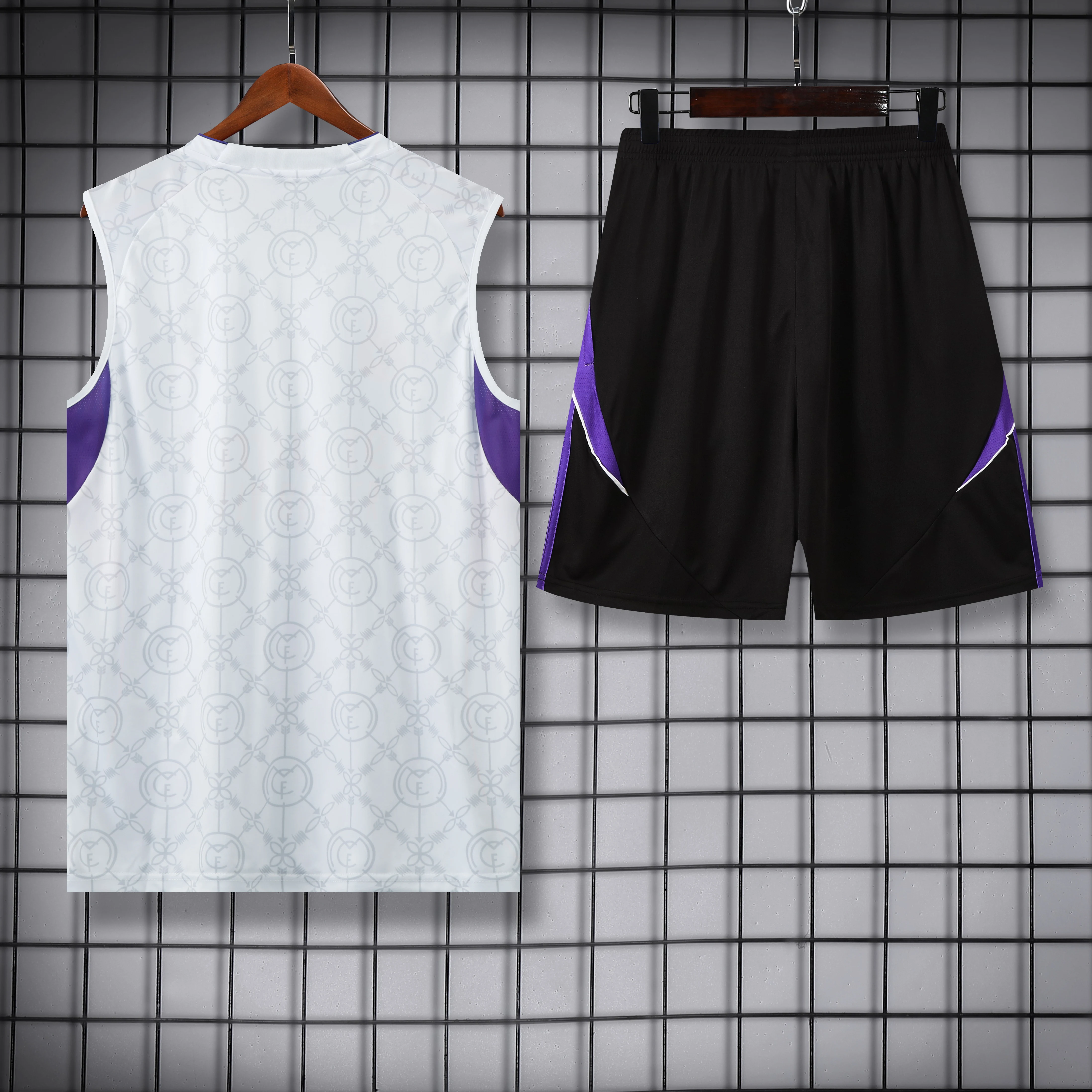 2025-26 Real Madrid Training Vest Jersey view 2