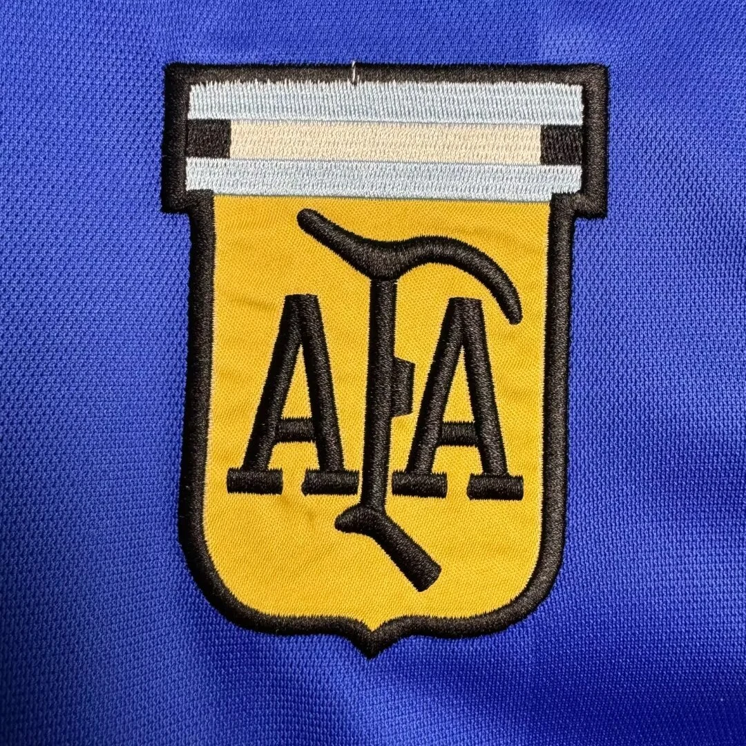 1986 Argentina Away Retro Jersey view 3