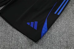 2025-26 Real Madrid Black Blue Short Sleeve Training Jersey view 4