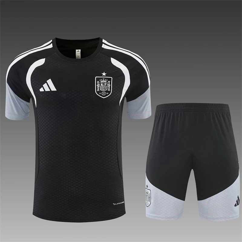 2026-27 Spain Black Short-Sleeve Training Jersey view 12