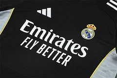 2025-26 Real Madrid Black Short Sleeve Training Jersey view 10