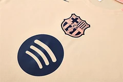 2025-26 Barcelona Beige Short Sleeve Training Jersey view 12