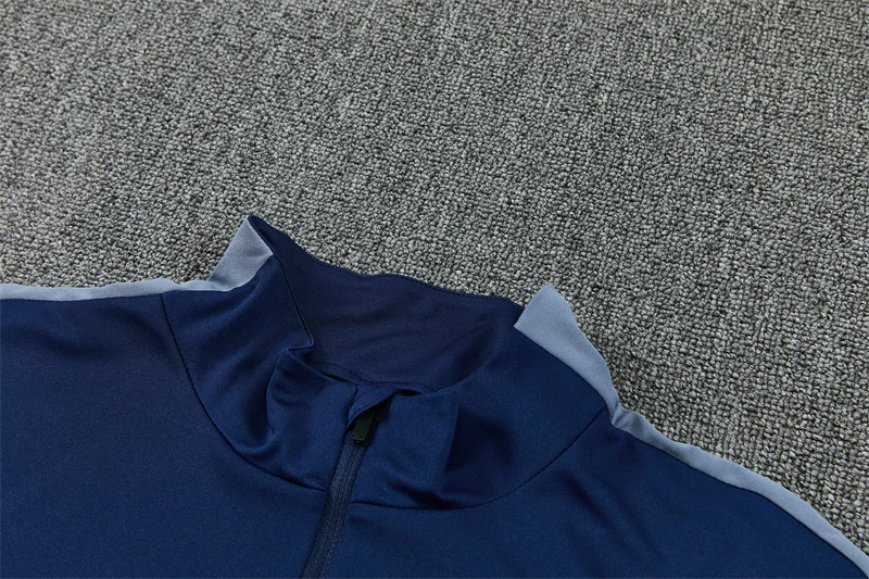 2026-27 England Royal Blue Half-Zip Training Jersey view 4