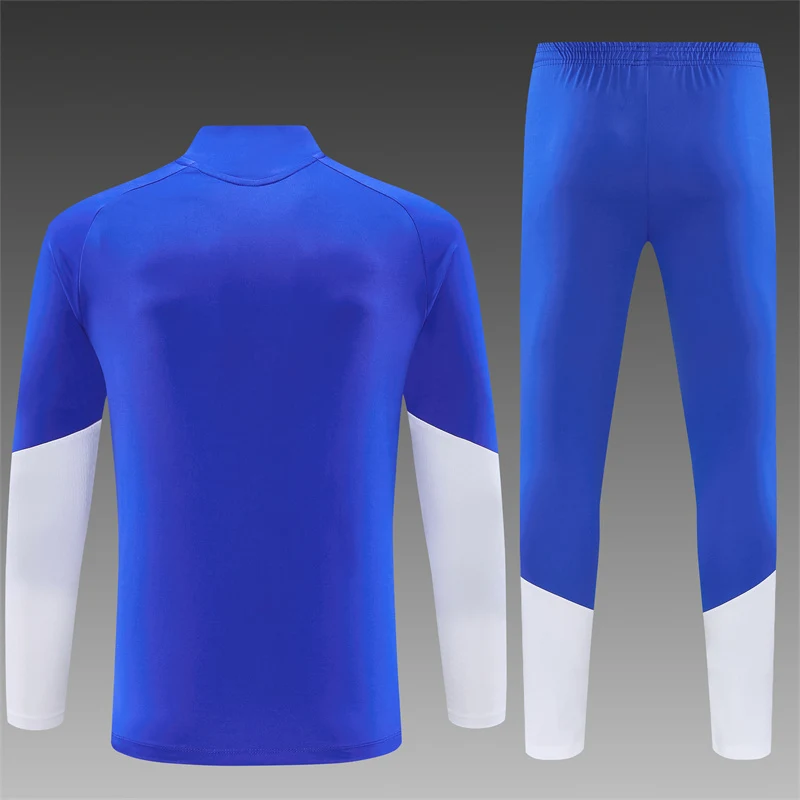 2026-27 Juventus Light Blue Half-Zip Long-Sleeve Training Kit view 2