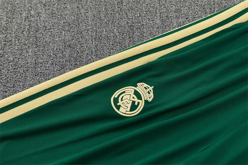 2026-27 Real Madrid Green Half-Zip Training Jersey view 7