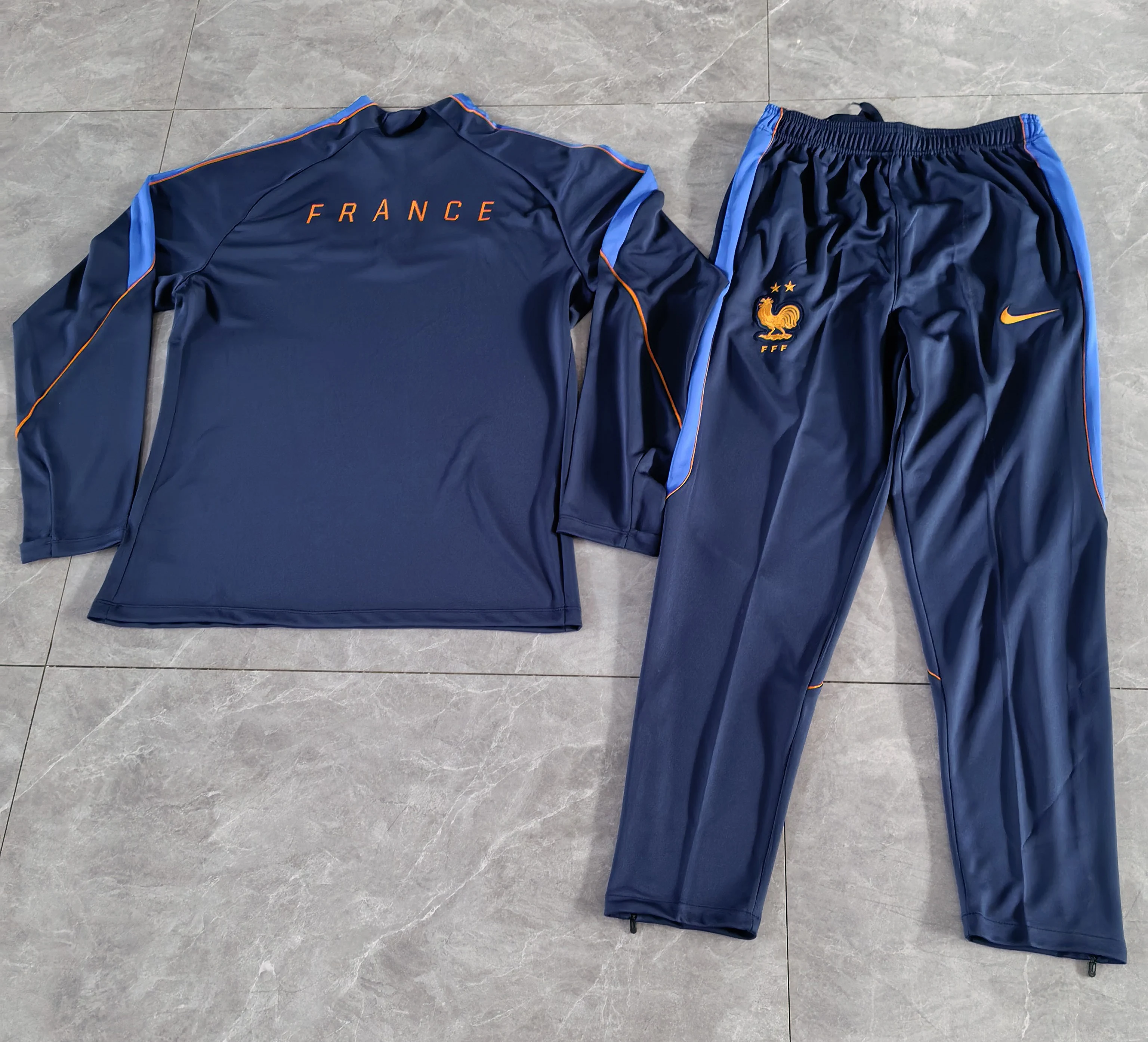 2026-27 France National Team Royal Blue Half-Zip Training Jersey view 19