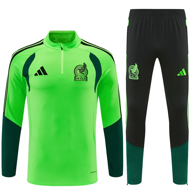 2026-27 Mexico Green Half-Zip Training Jersey view 13