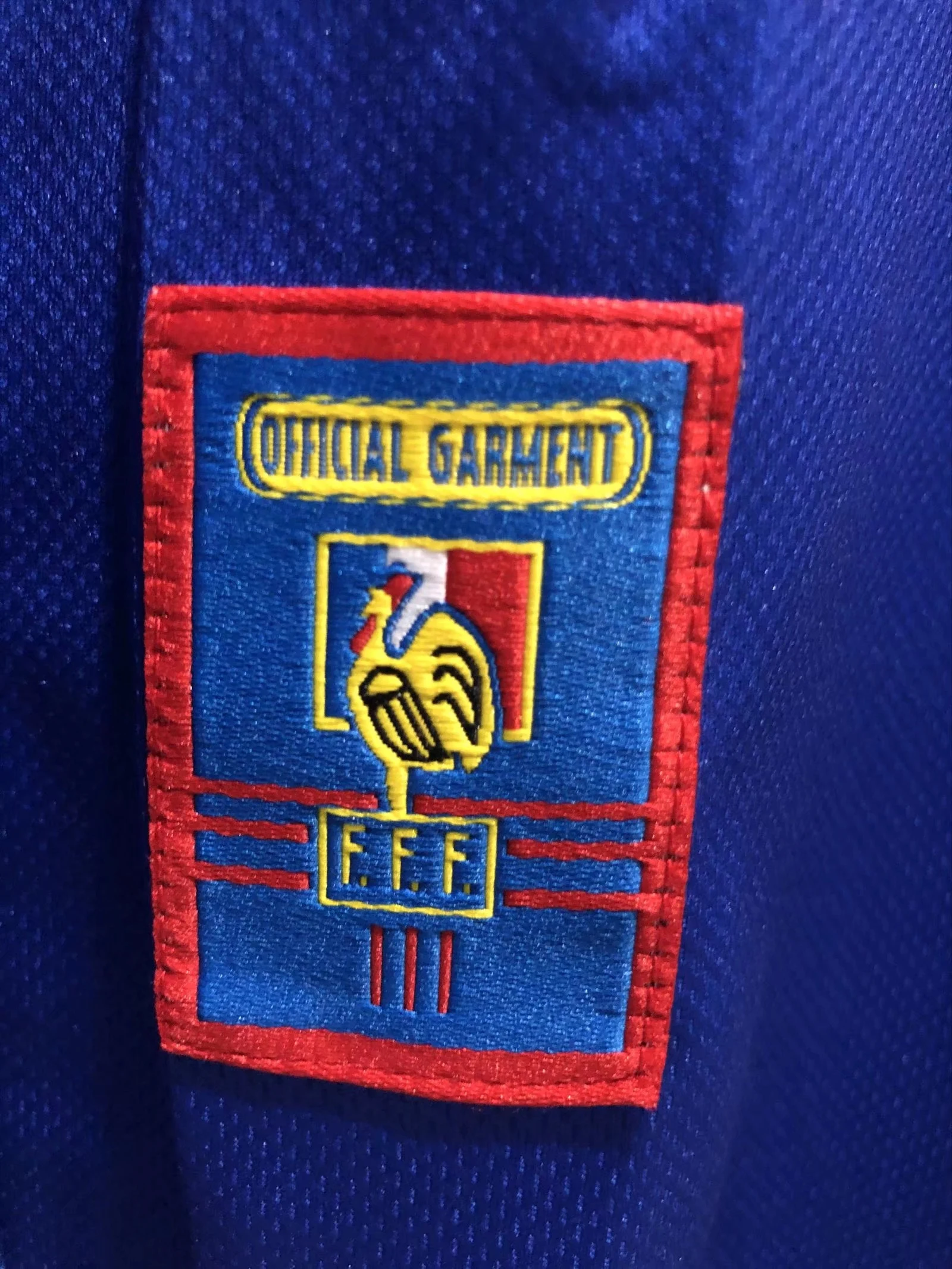 1998 France Home Long Sleeve Retro Jersey view 5
