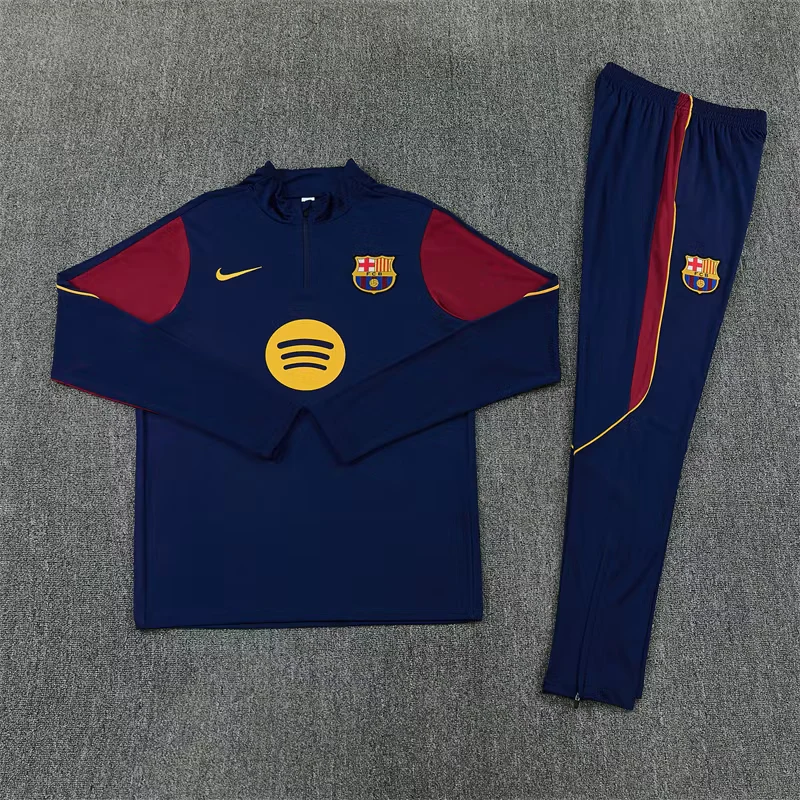 2026-27 Barcelona Royal Blue Half-Zip Training Jersey view 12