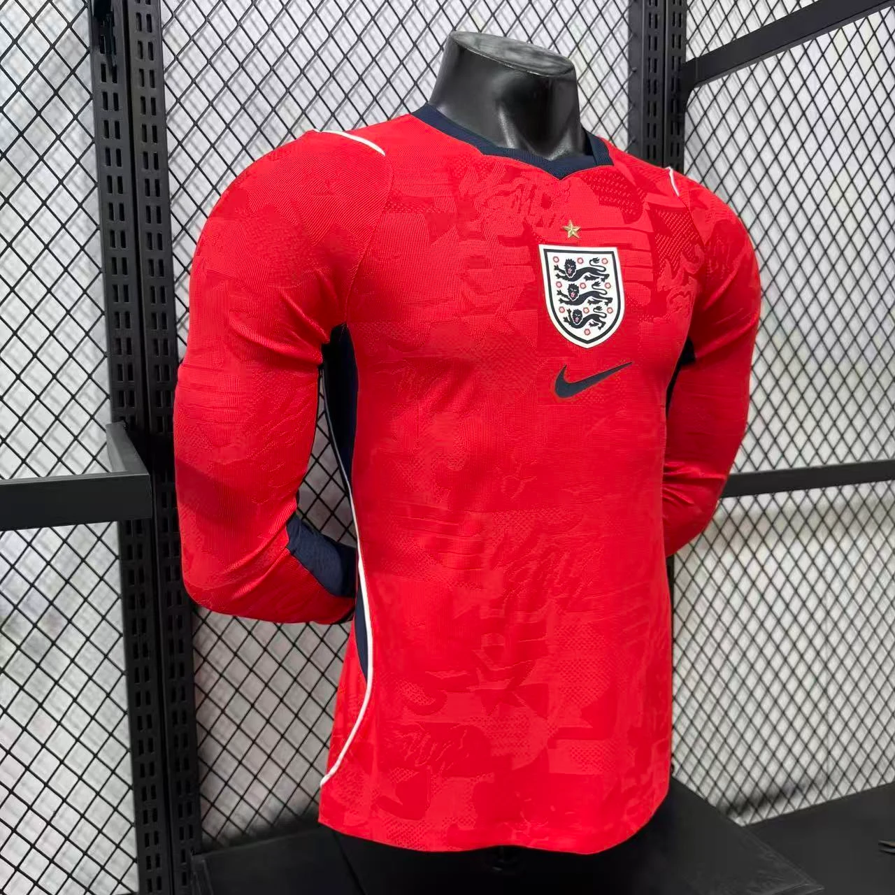 2026 England Away Long-Sleeve Jersey – Player Version view 9