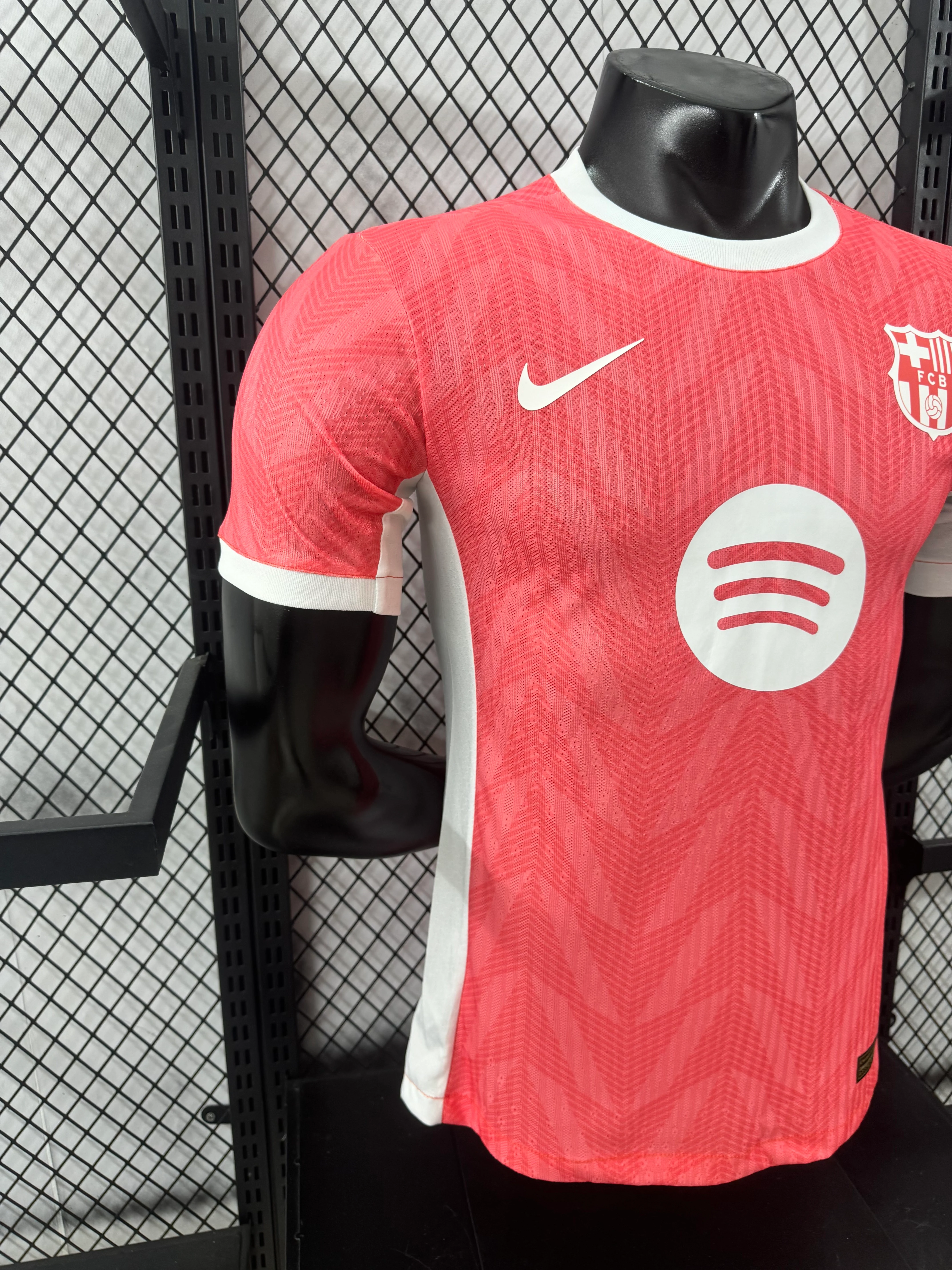 2025-26 Barcelona Special Pink Edition Jersey – Player Version view 8