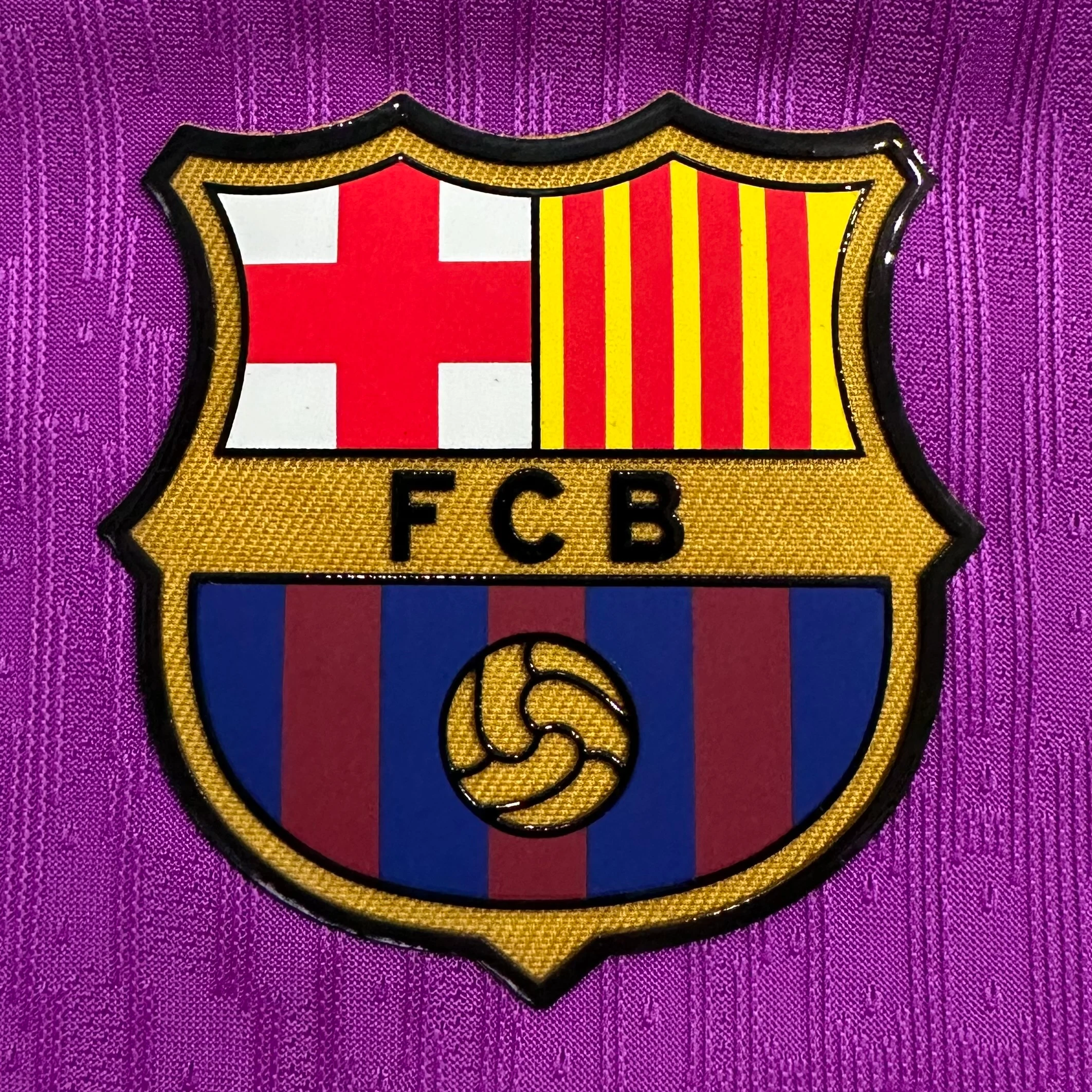 2025-26 Barcelona Purple Training Jersey - Player Version view 7