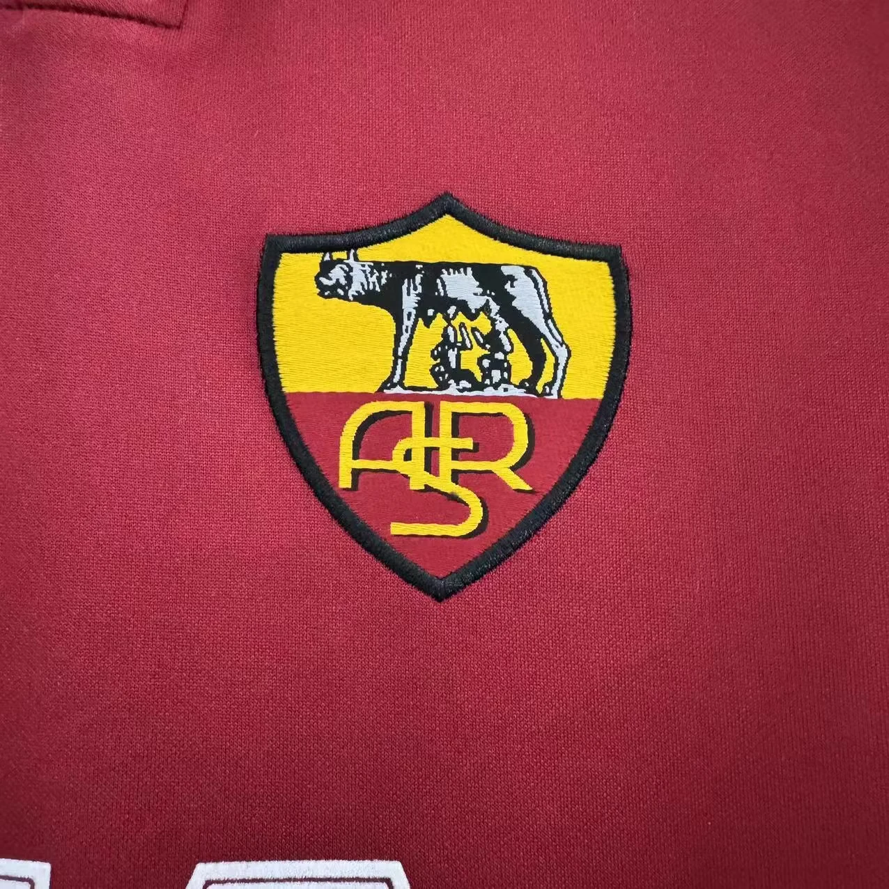 1998-99 Roma Home Retro Jersey view 3