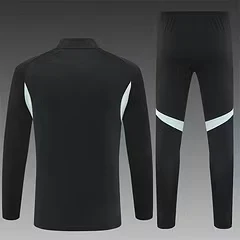2025-26 Argentina Black Half-zip Training Jersey view 2