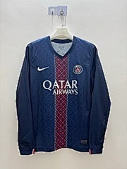 2025-26 Paris Saint-Germain home long-sleeved jersey. view 3