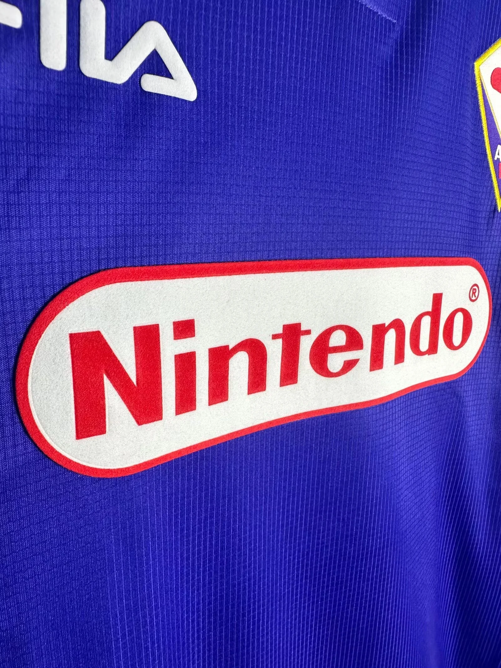 1998-99 Fiorentina Home Long Sleeve Retro Jersey view 3