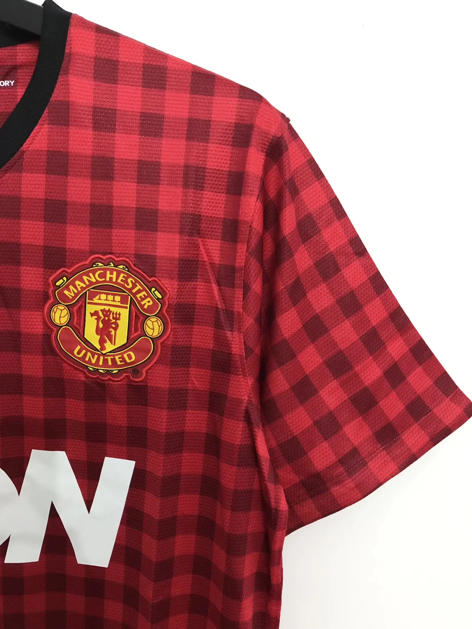 2012-13 Manchester United Home Retro Shirt view 8