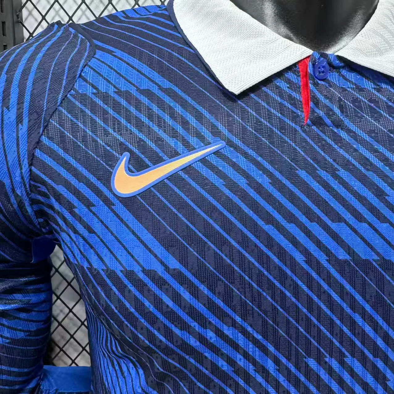 2026 France Home Long-Sleeve Jersey — Player Version view 4